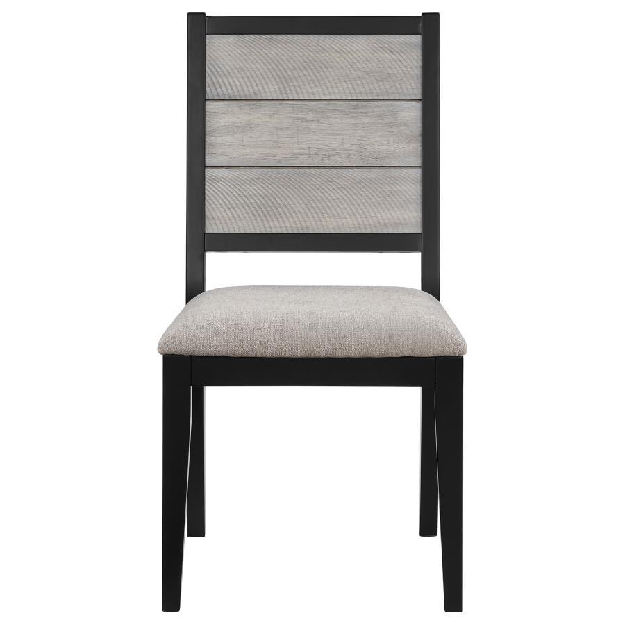 Dining Chair (Set of 2) - Dove Grey / Black