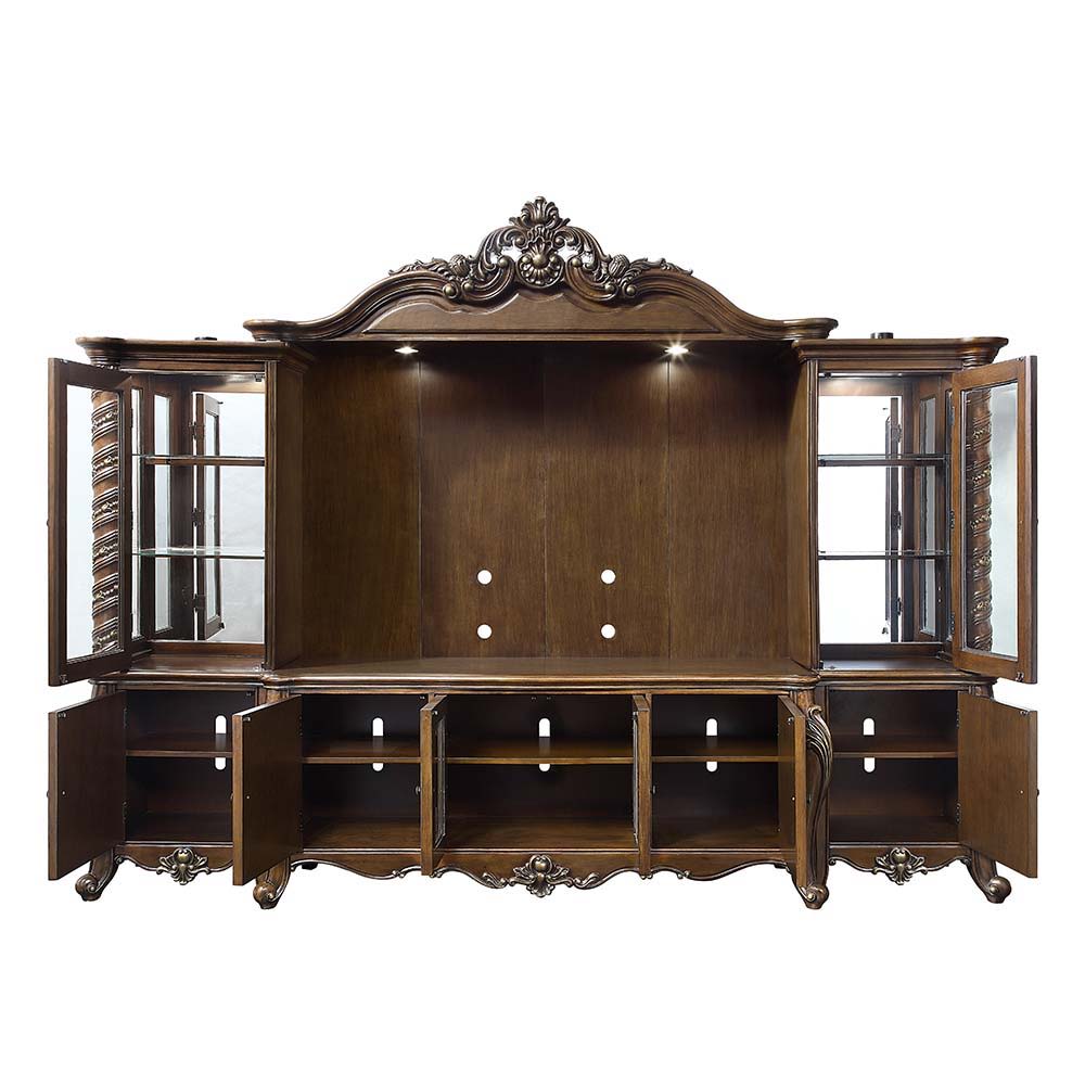 Devayne - Entertainment Center - Dark Walnut Finish