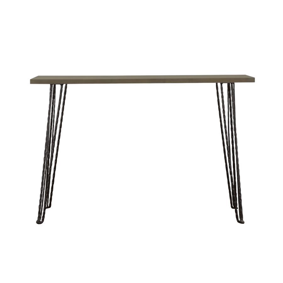 Neville - Rectangular Console Table - Gray