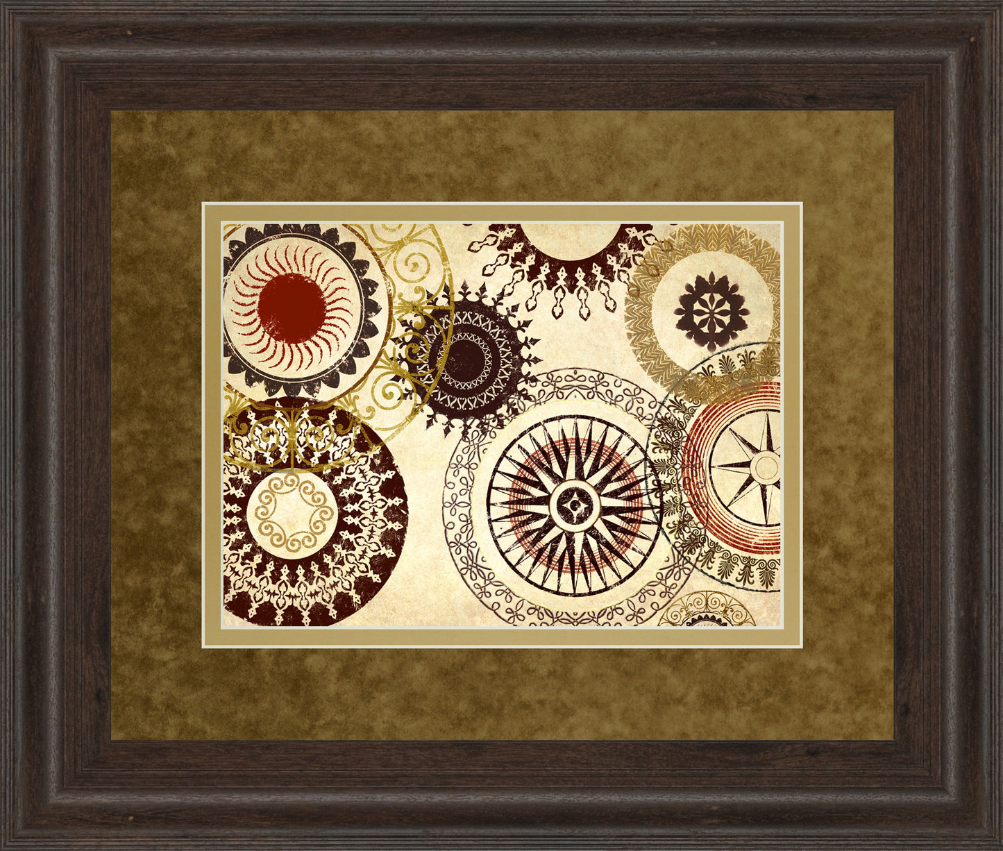 egyptian Textile By Michael Marcon Framed Print Wall Art