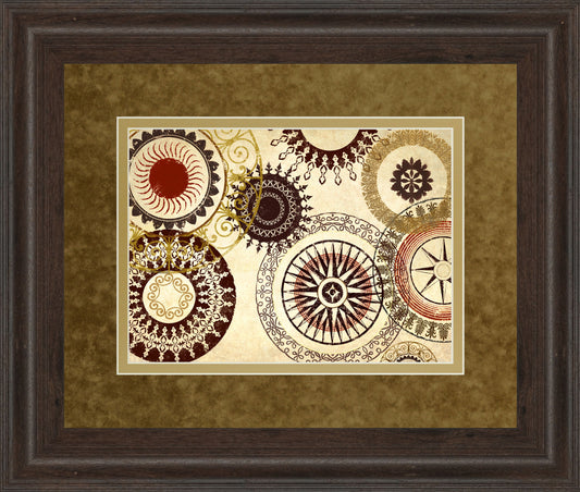 egyptian Textile By Michael Marcon Framed Print Wall Art