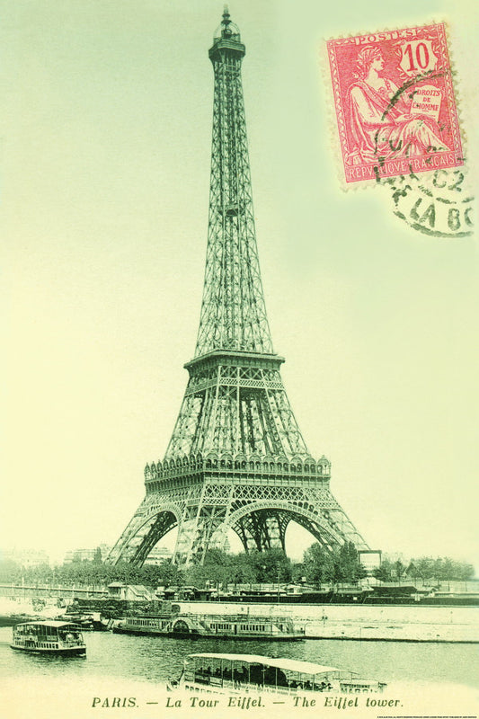 Framed - Tower Stamped By Yellow Cafe