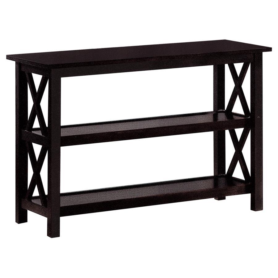 Rachelle - Sofa Table With 2-Shelf - Black