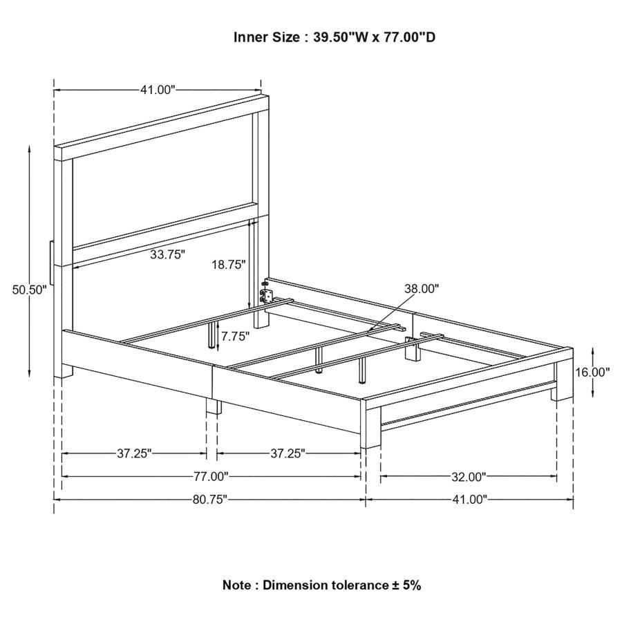 Sidney - Panel Bed