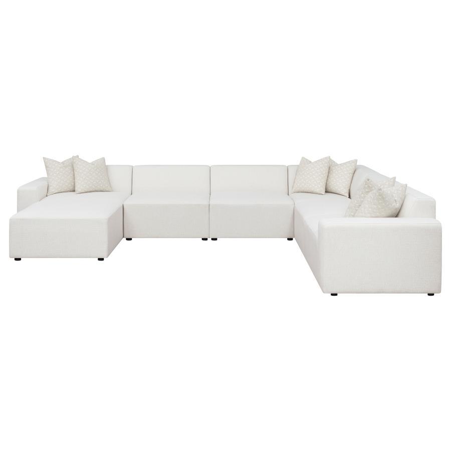 Freddie - 7 Piece Sectional Set - White