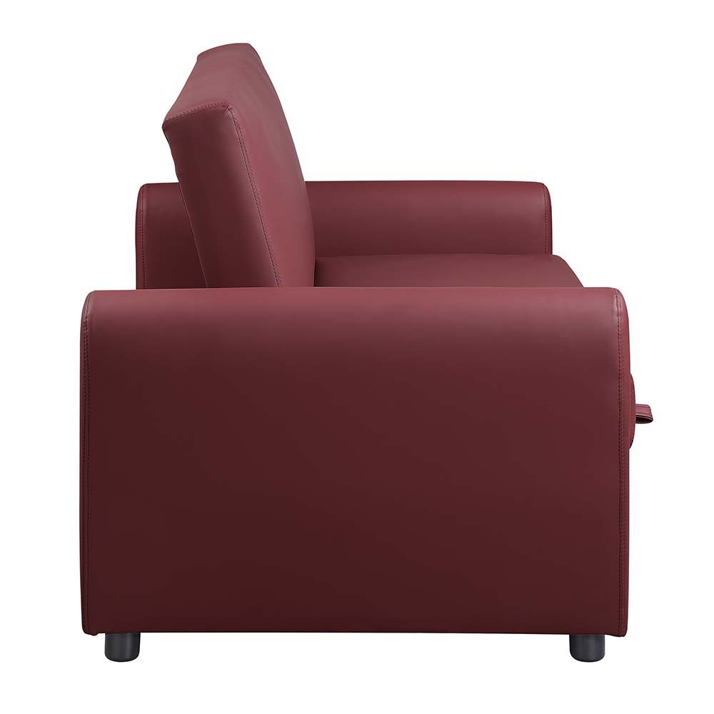 Caia - Sofa - Red Fabric