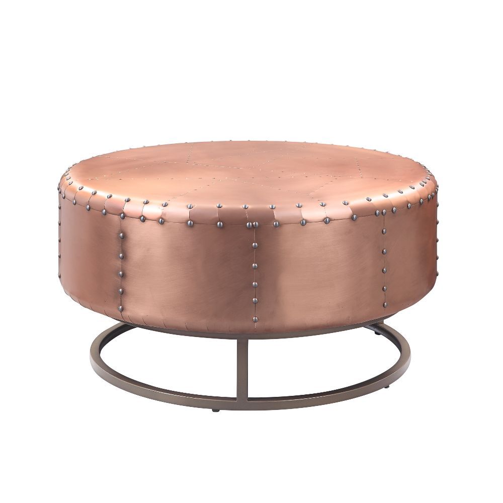 Raith - Coffee Table - Rose Gold Aluminum