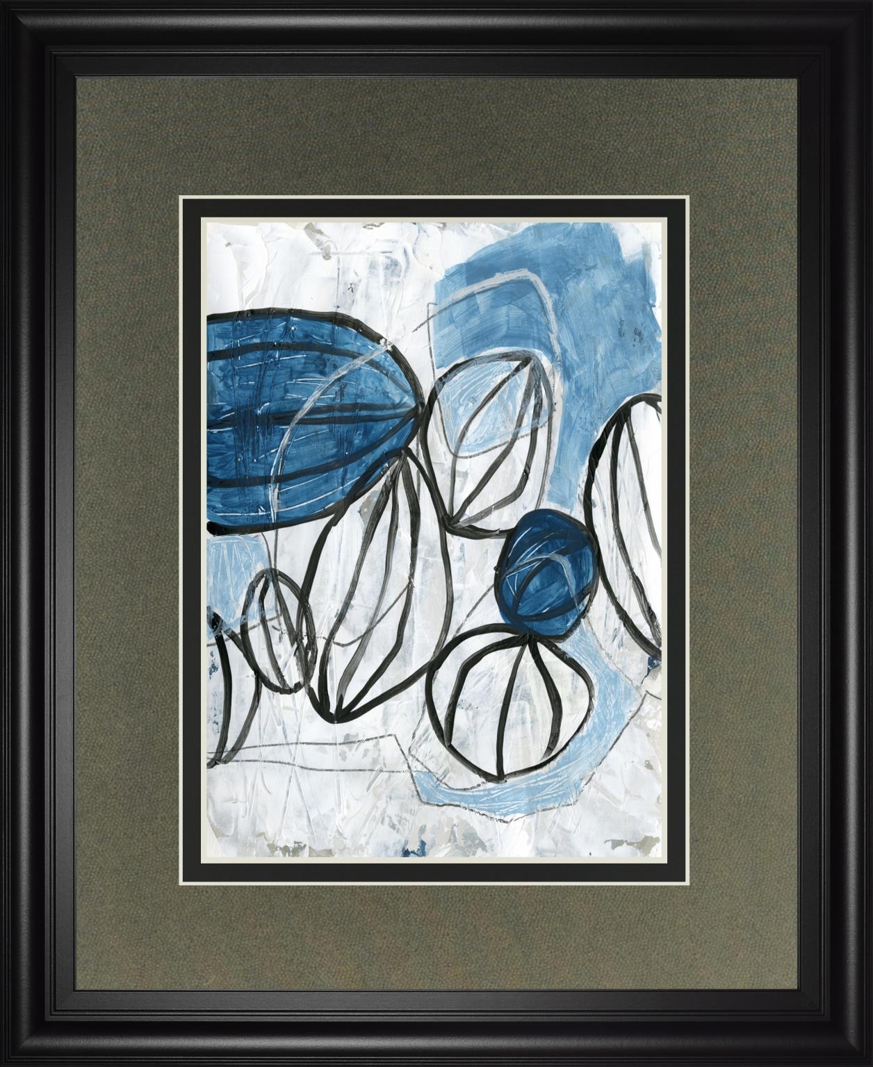 Blue Lanterns II By June Erica Vess 34x40 - Light Blue