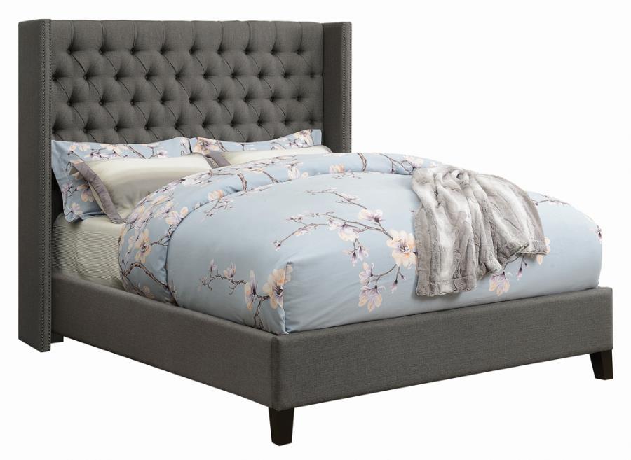 Bancroft - Demi-wing Upholstered Bed