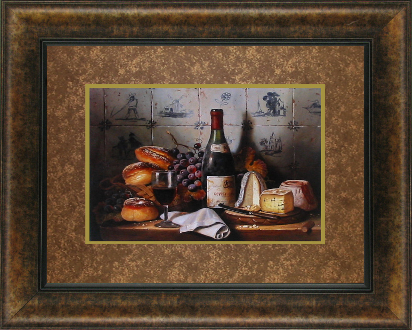 A Fine Meal By Raymond Campbell - Framed Print Wall Art