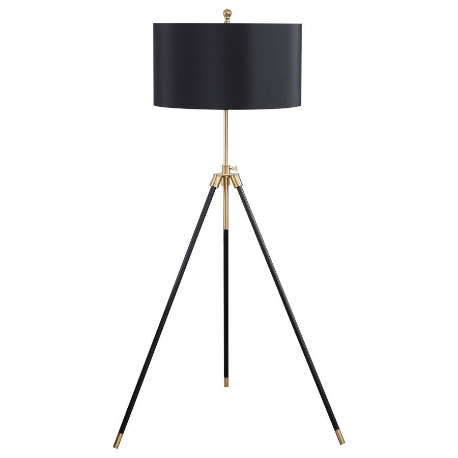 Zabka - Tripod Floor Lamp - Black