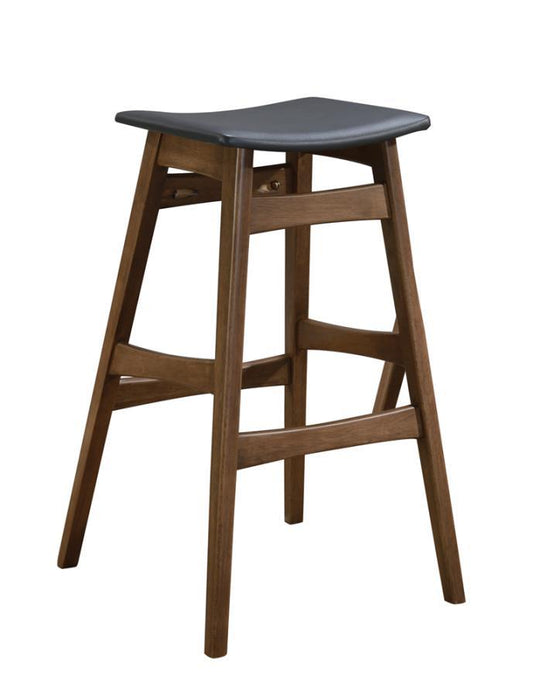 Finnick - Tapered Legs Bar Stool (Set of 2) - Dark Brown