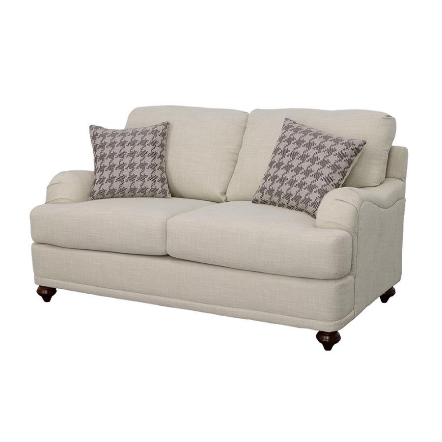 Glenn - Loveseat - White