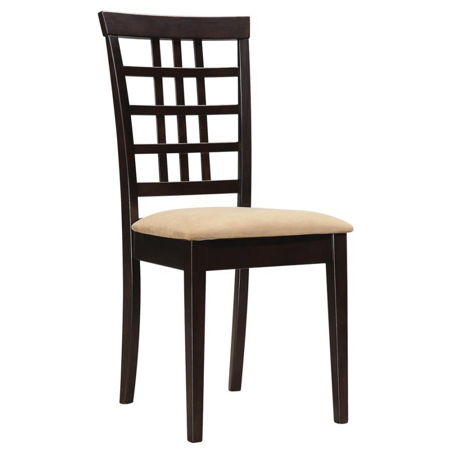 Kelso - Lattice Back Dining Chair (Set of 2) - Brown