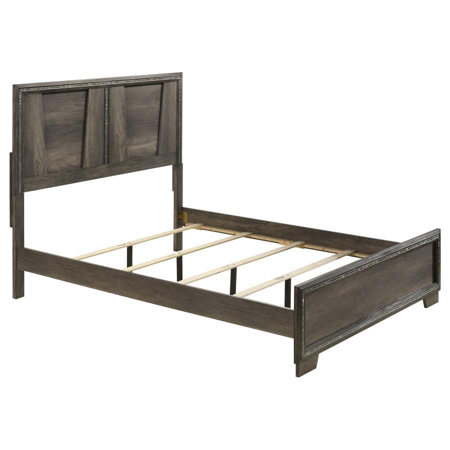 Eastern King Bed 5 Piece Set - Grey