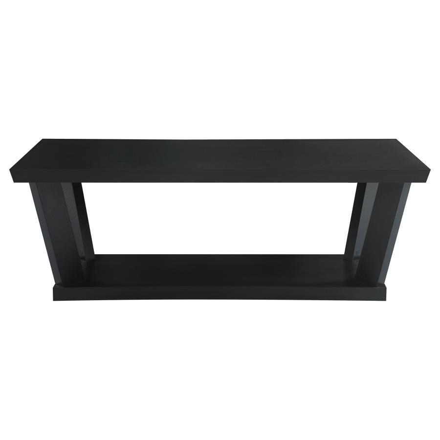 Aminta - 3 Piece Squared Base Table Set - Black