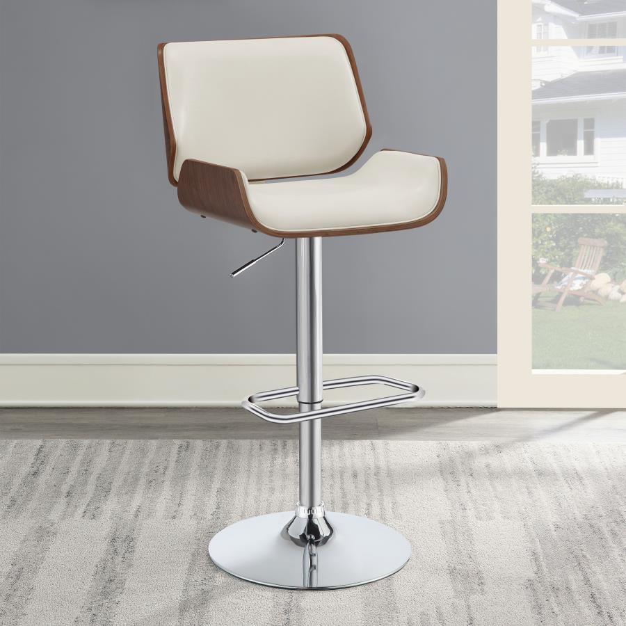 Coaster - Upholstered Adjustable Bar Stool