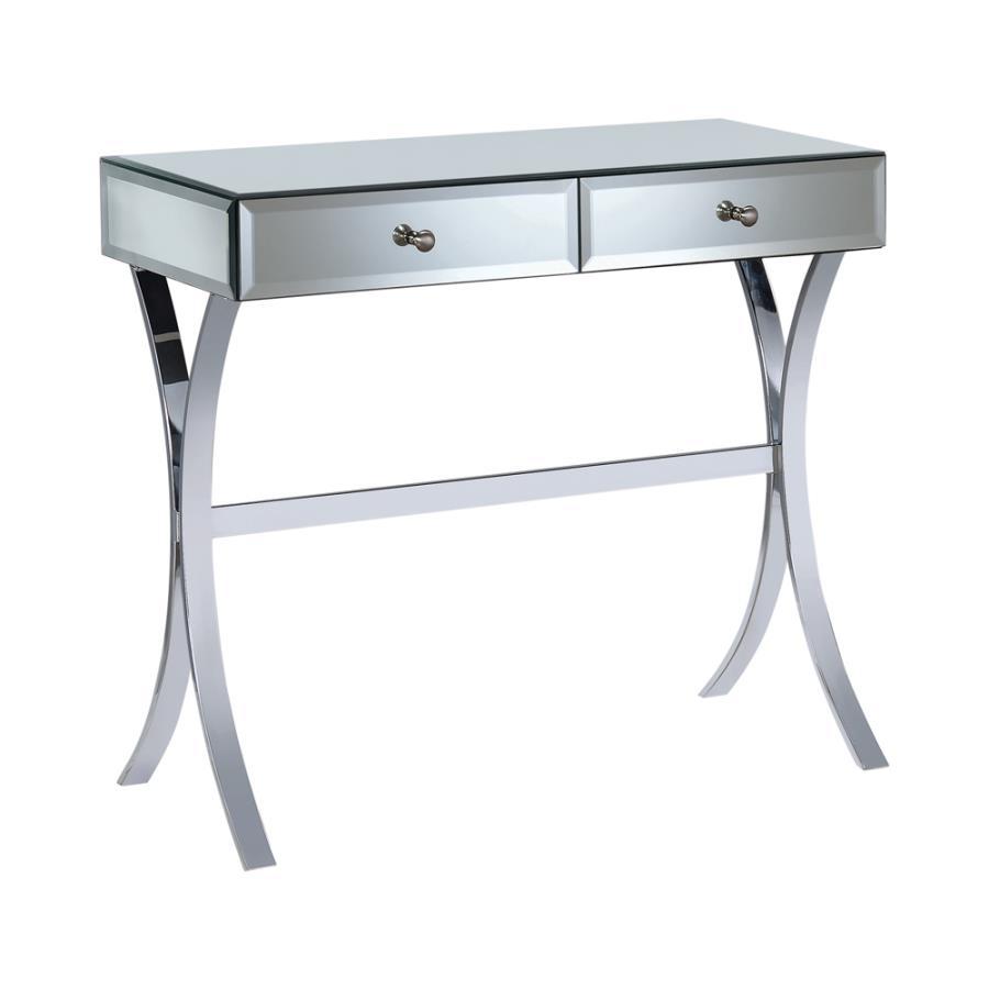 Scilla - 2-Drawer Console Table - Pearl Silver