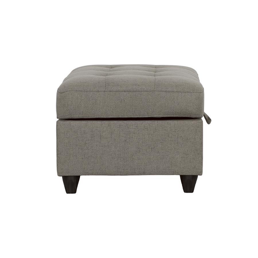 Stonenesse - Sectional - Grey - Storage Ottoman