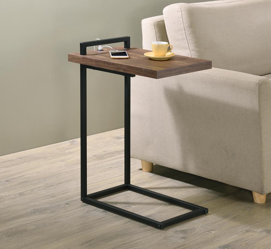 Coaster - Rectangular Top Accent Table with USB Port