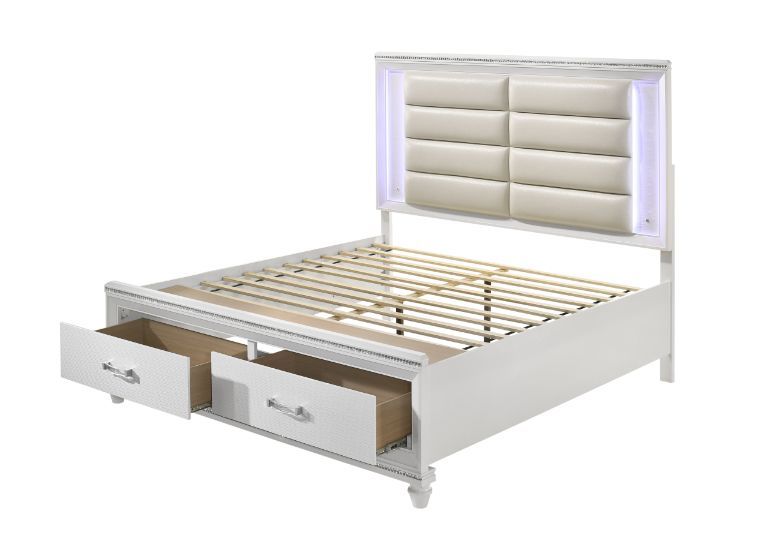 Sadie Storage Bed with LED lights