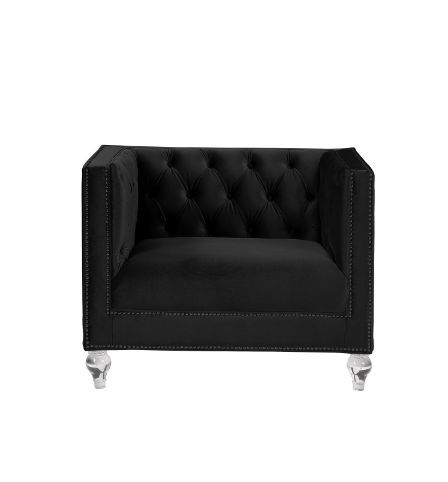 Heibero - Chair - Black Velvet - 31"