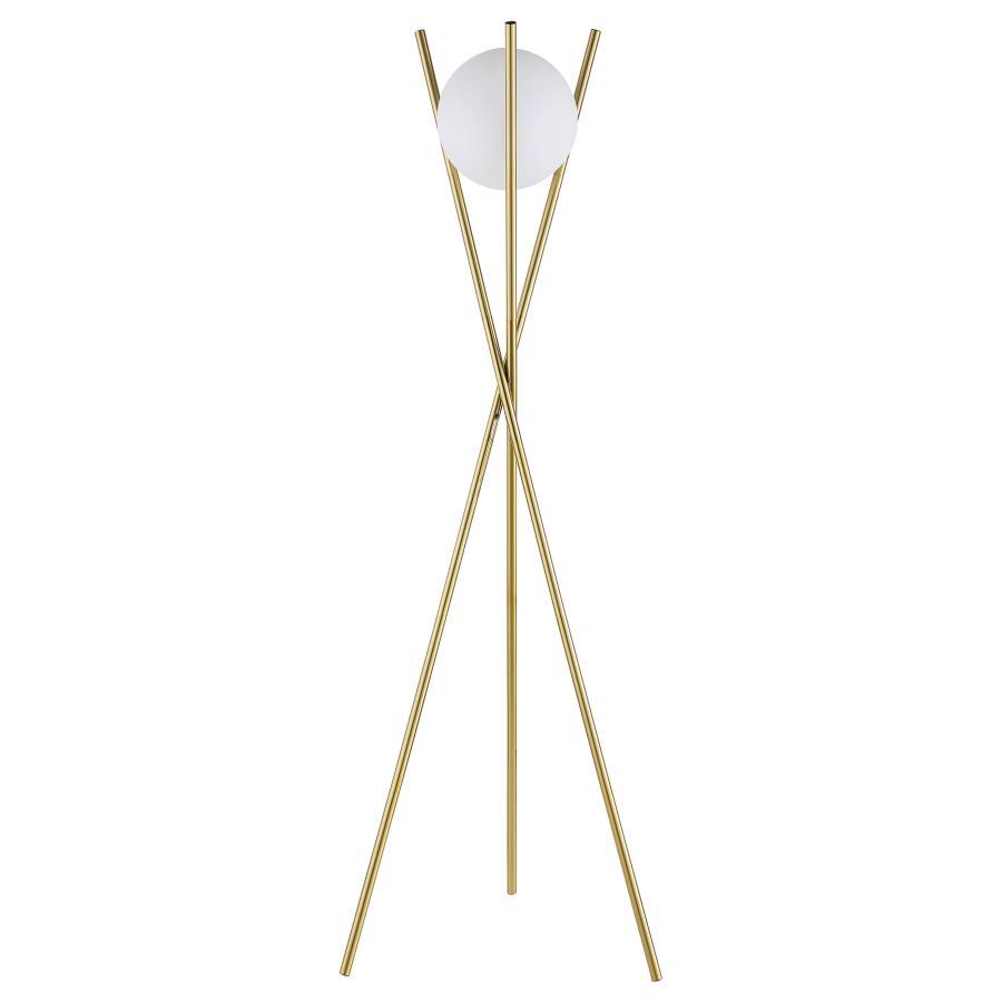 Floor Lamp Three Legs - Yellow