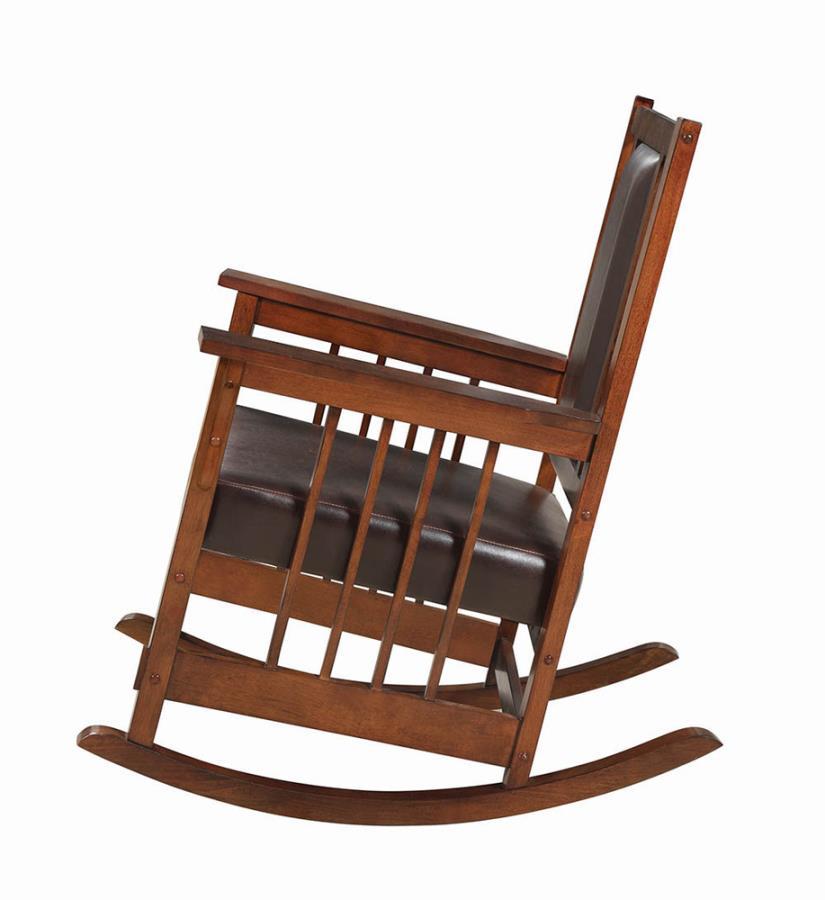 Ida - Upholstered Rocking Chair - Brown