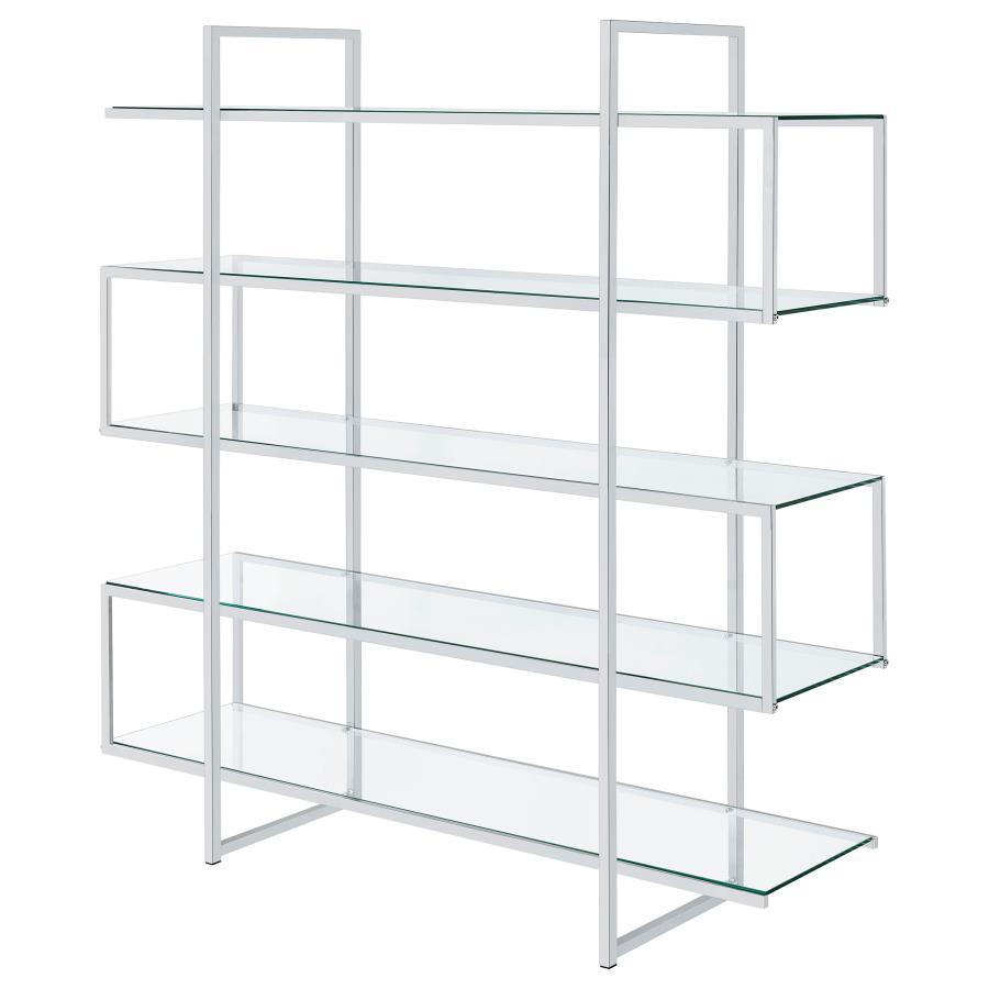 Elmer - 5-Shelf Bookcase - White