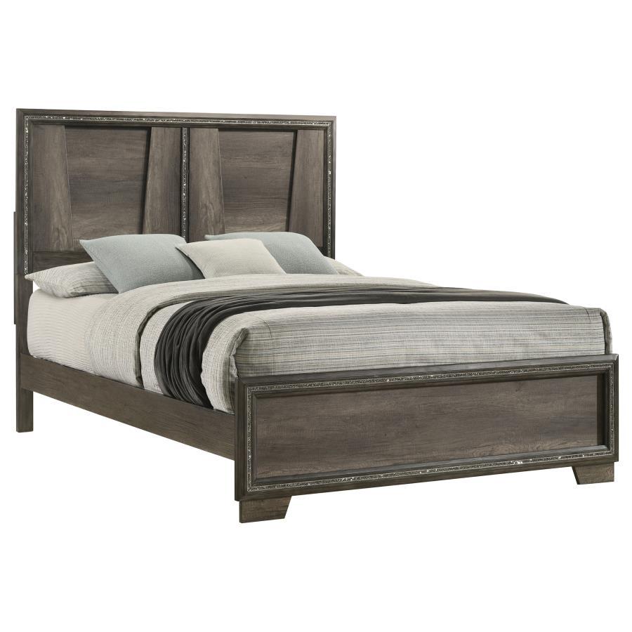 Queen Bed - Grey