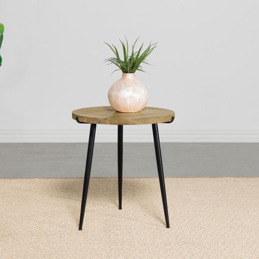 End Table - Natural / Black