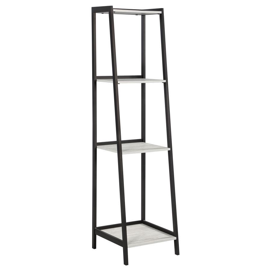 Pinckard - Ladder Bookcase - Gray