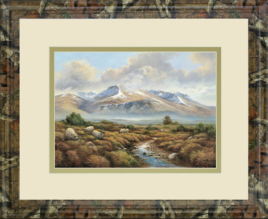 Ben Nevis By Wendy Reeves - 34 x 40 Wall Art - Dark Brown