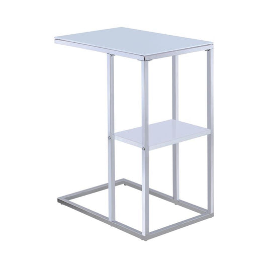 Daisy - 1-Shelf Accent Table - White