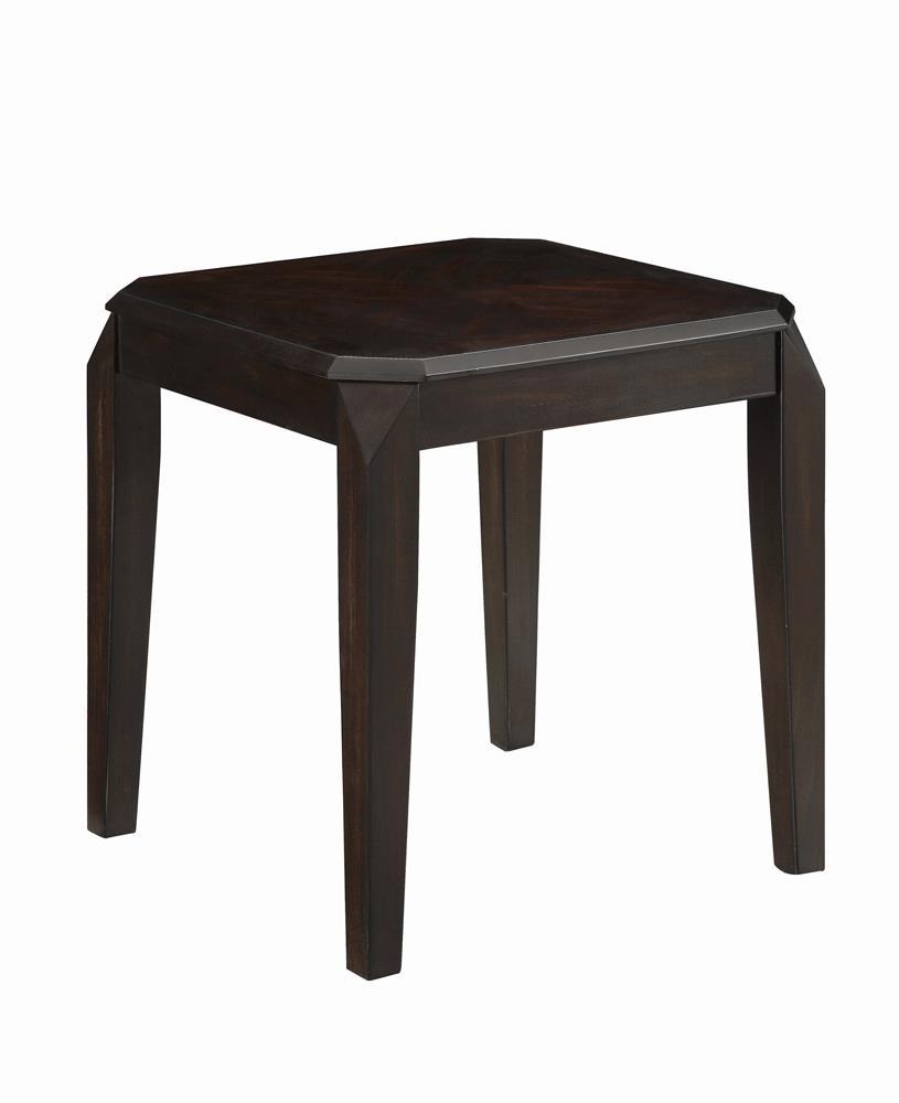 Baylor - Square End Table - Brown