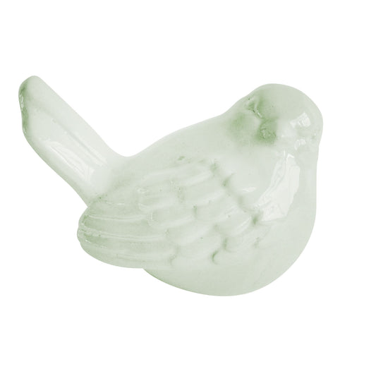 Ceramic Bird Figurine 10" - Green