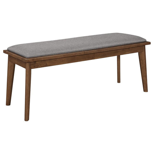 Alfredo - Upholstered Bench - Gray