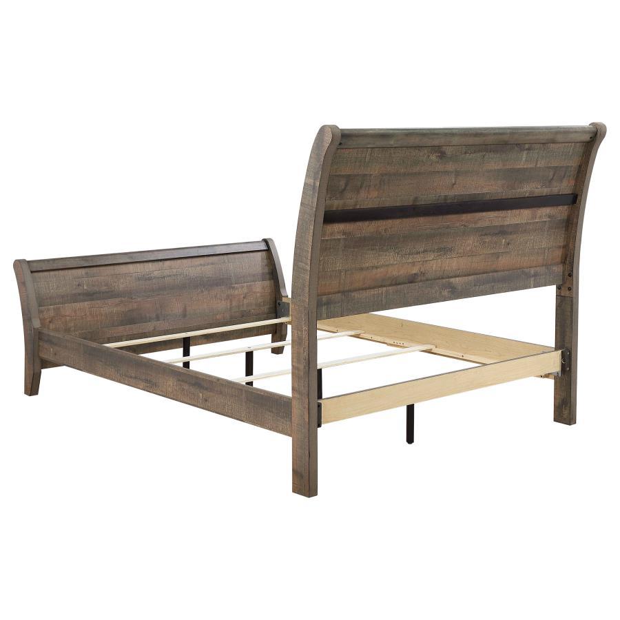 Frederick - California King Bed - Brown