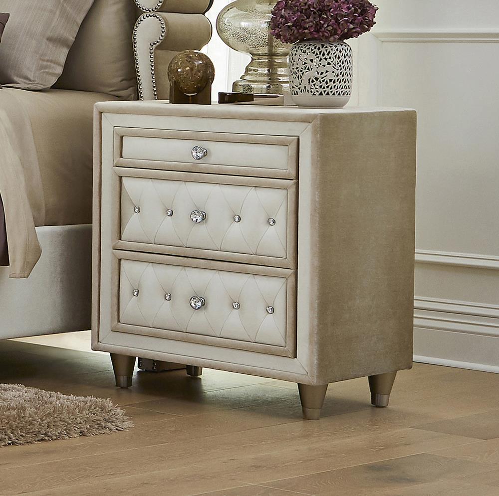 Antonella - Nightstand - Beige