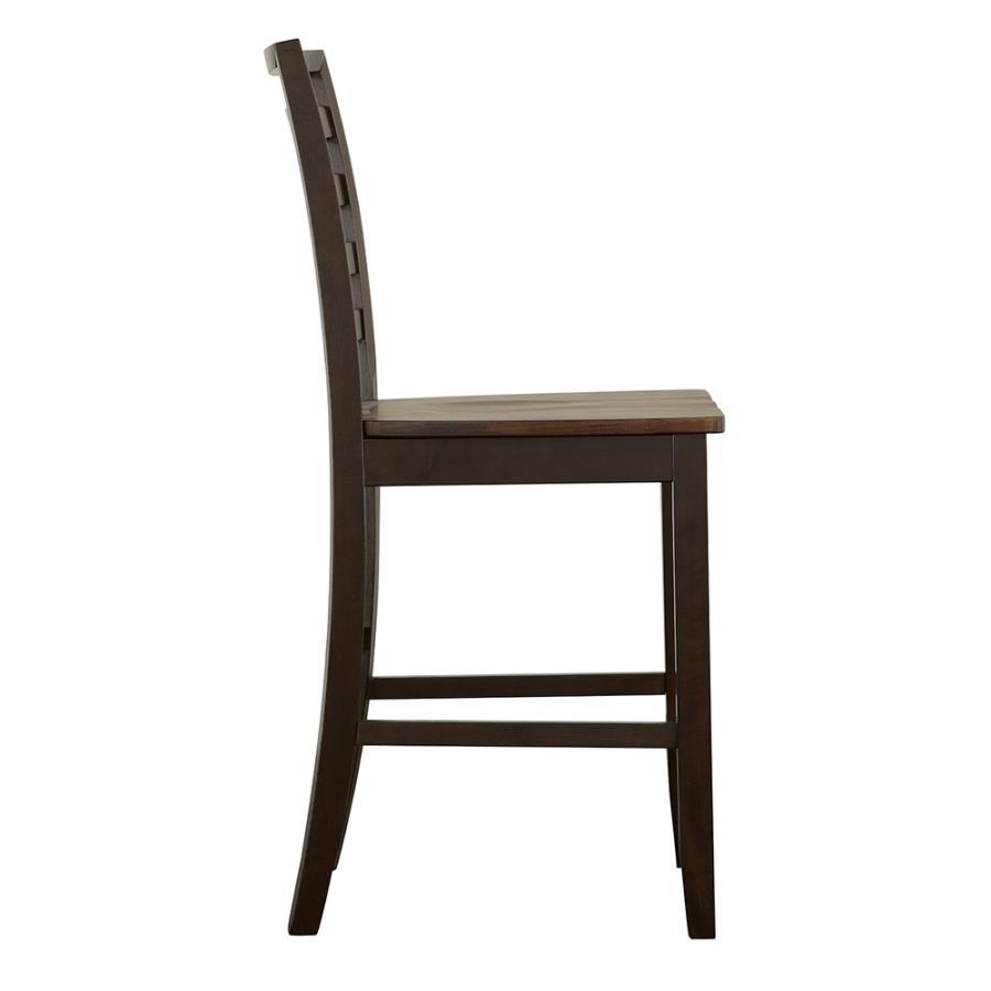 Sanford - Counter Stool (Set of 2) - Brown