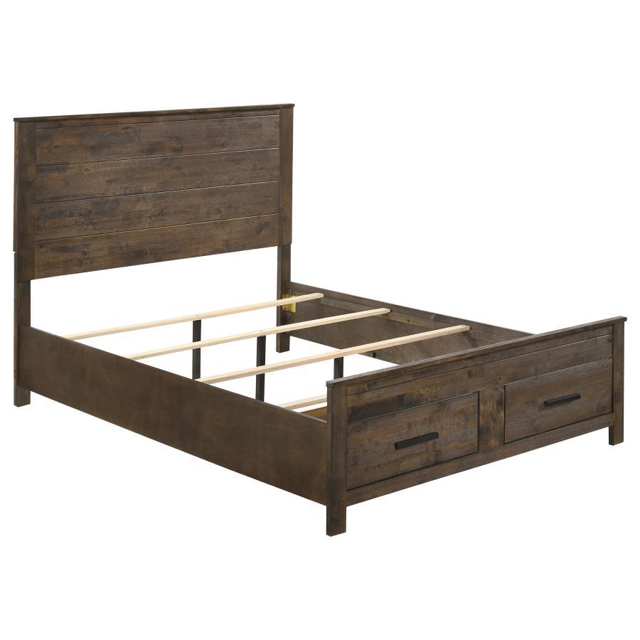 Woodmont - California King Bed - Brown