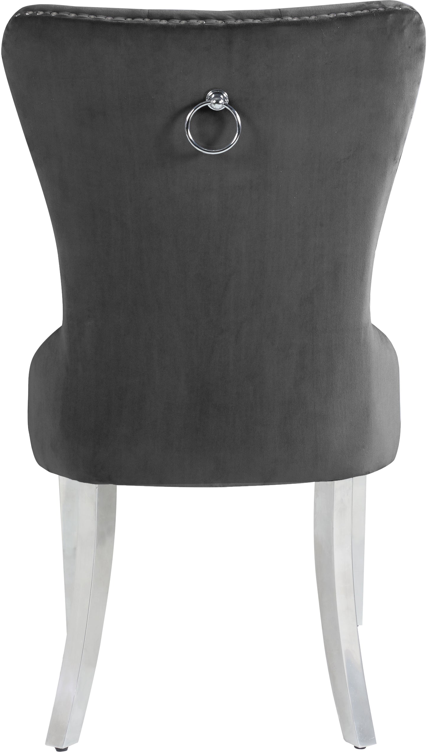 Carmen Velvet - Dining Chair with Chrome Legs (Set of 2)