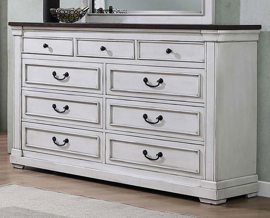 Hillcrest - 9-Drawer Dresser - White