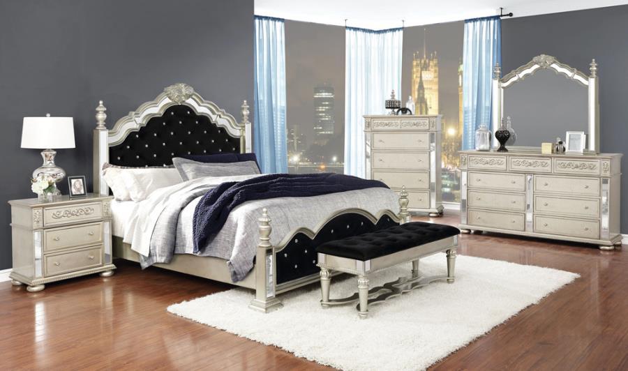 Heidi - Queen Bed - Black