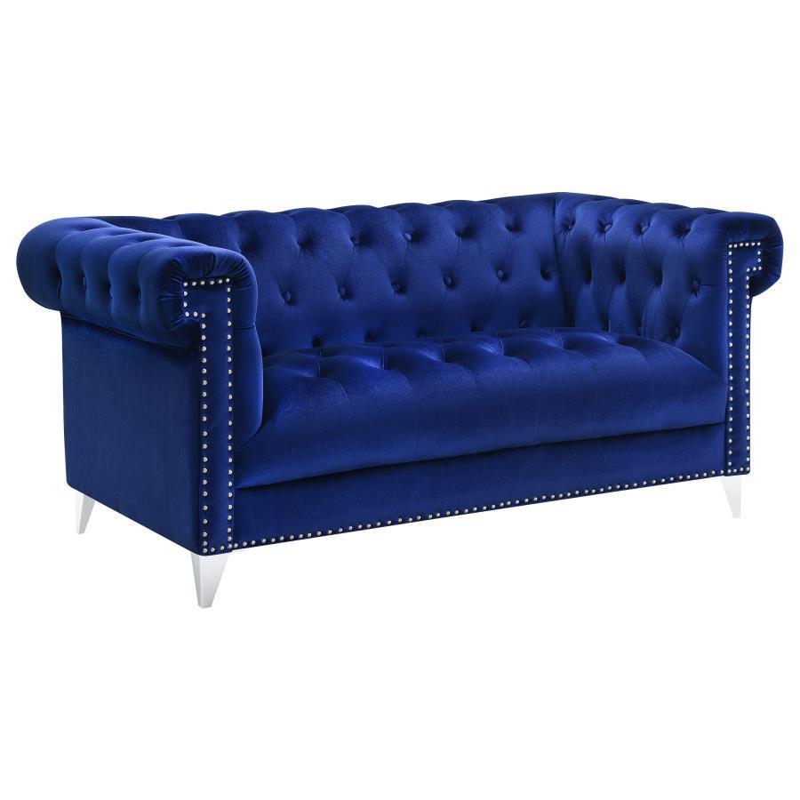 Bleker - Loveseat - Blue