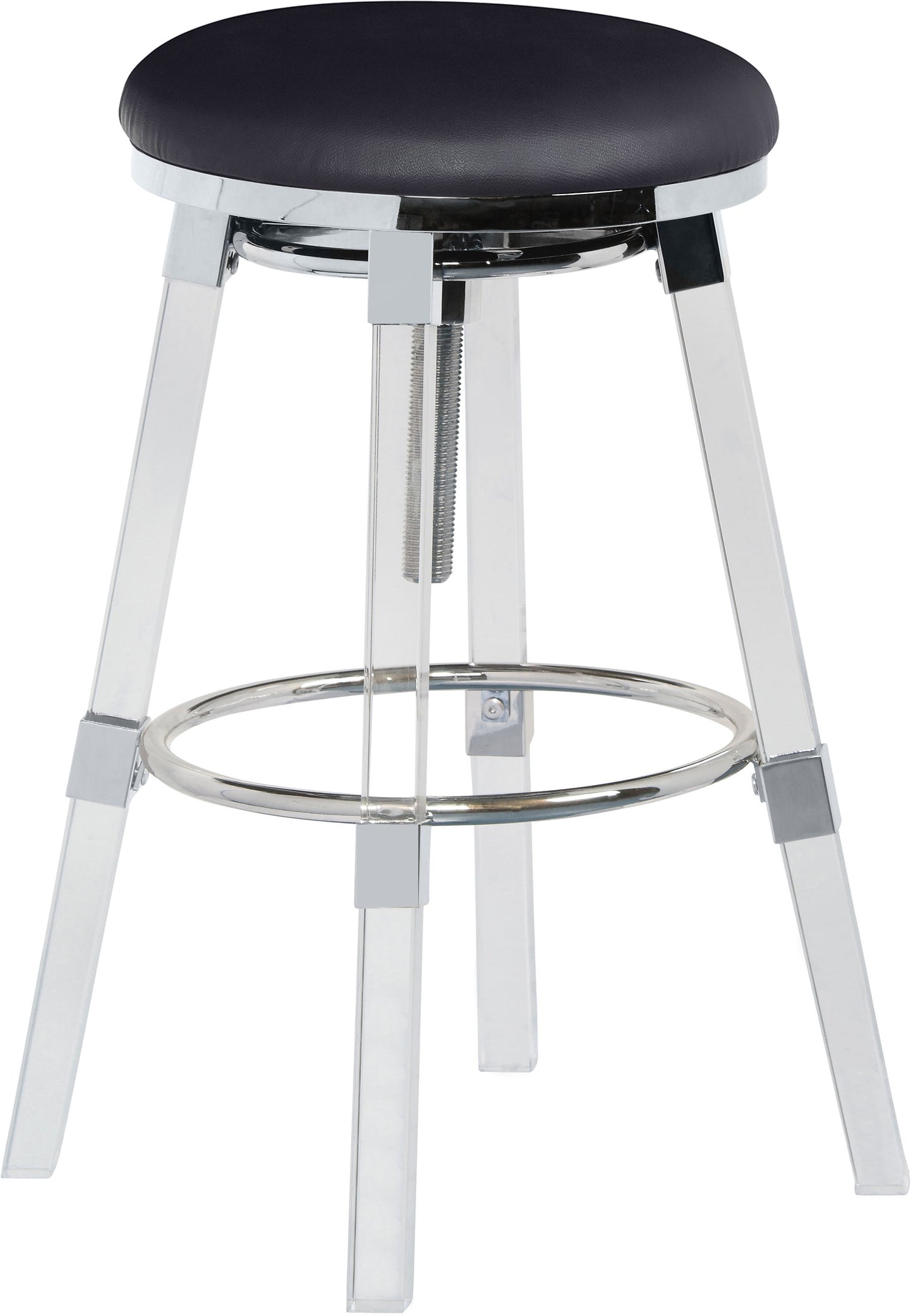 Venus - Adjustable Stool with Chrome Legs (Set of 2)