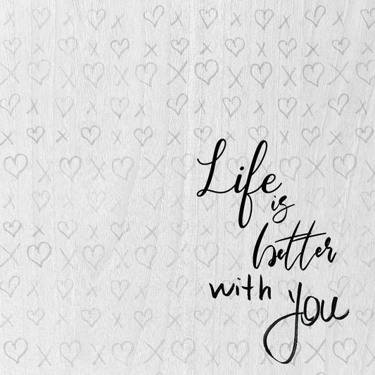 Framed - Life Is Better By Daniela Santiago