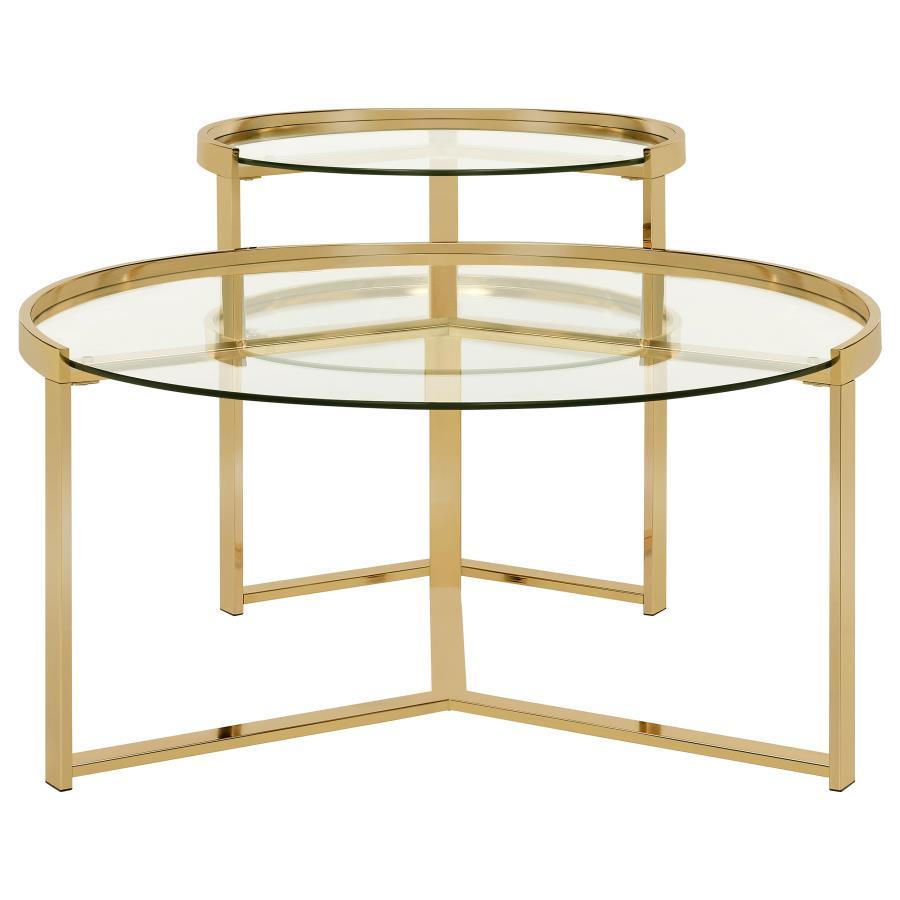 Delia - 2 Piece Nesting Table - Yellow