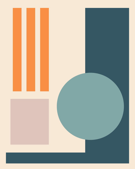 Framed - Papercut Abstract Iv By Elizabeth Medley