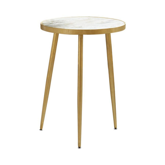 Acheson - Round Accent Table - Yellow